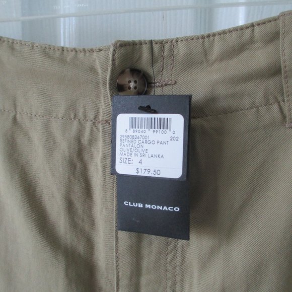 Club Monaco Cargo pants, NWT - Picture 7 of 9